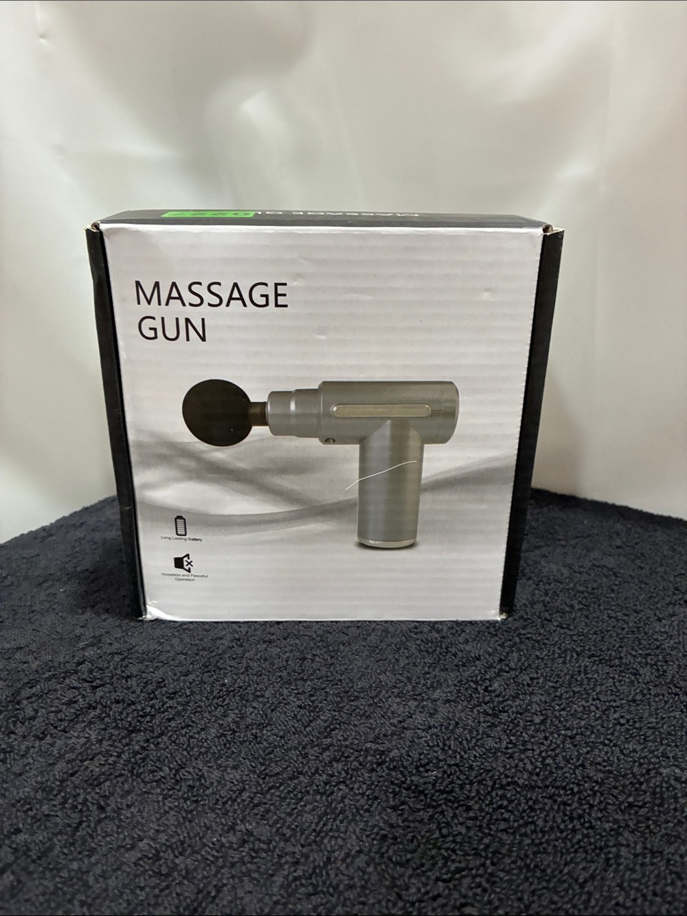 Mini Massage Gun- Silver and Black NWT
